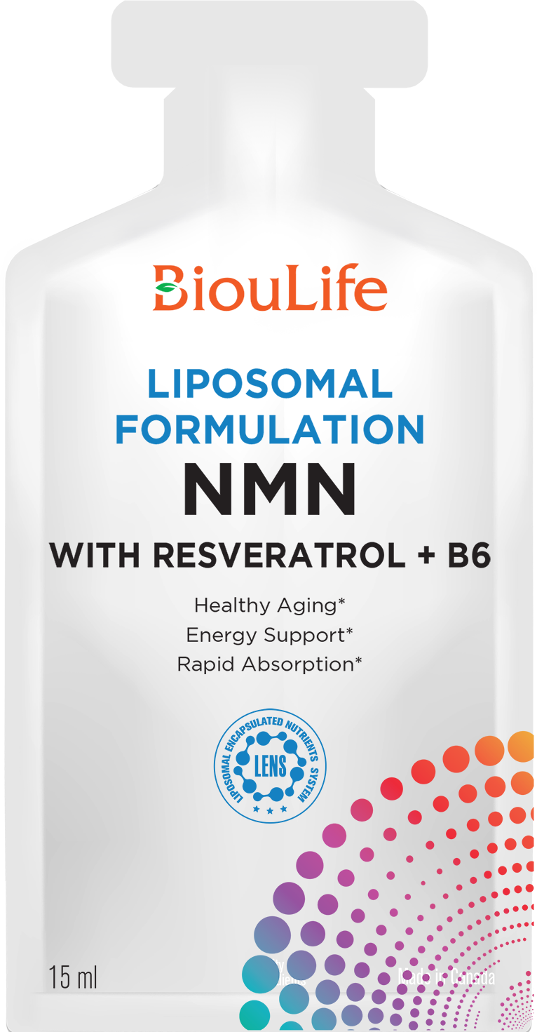 BiouLife NMN PLUS (WITH RESVERATROL + B6) 30x15ml NEW
