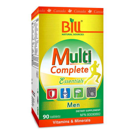 Bill Natural Sources Multi Complete Essentials For Men Health 90 Capsules NEW