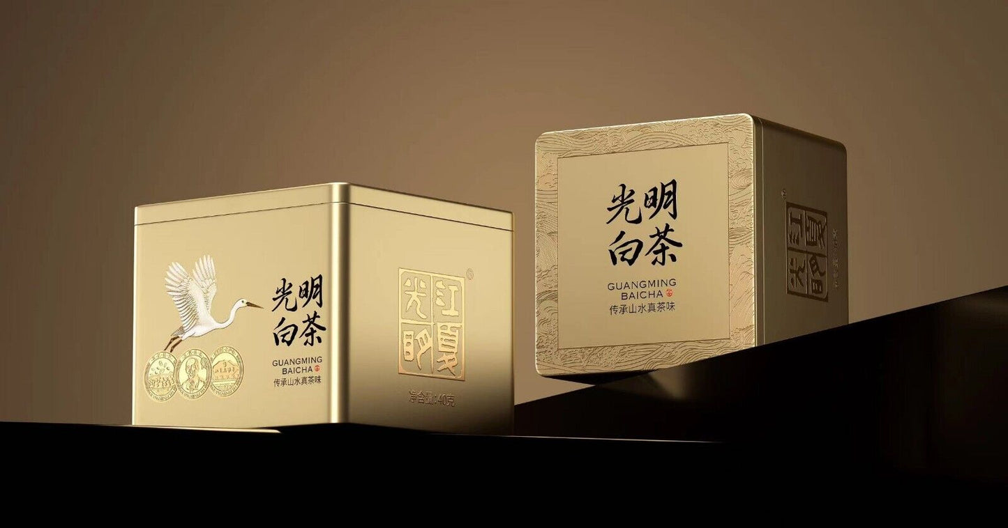 GuangMing Bai Cha White Tea Natural Healthy Real Taste Mountain Water 40g NEW