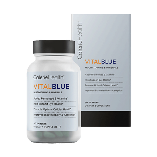 Calerie Health Vital Blue Promote Healthy Aging Increase Energy 90 Tablets NEW