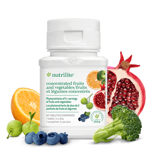 Amway Nutrilite™ Concentrated Fruits and Vegetables 60 Tablets NEW