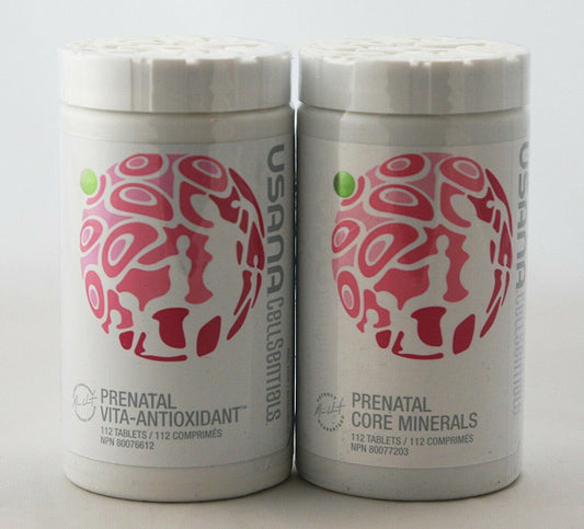 3 Sets NEW SEALED USANA Prenatal CellSentials (Core Minerals+Vita-Antioxidant)