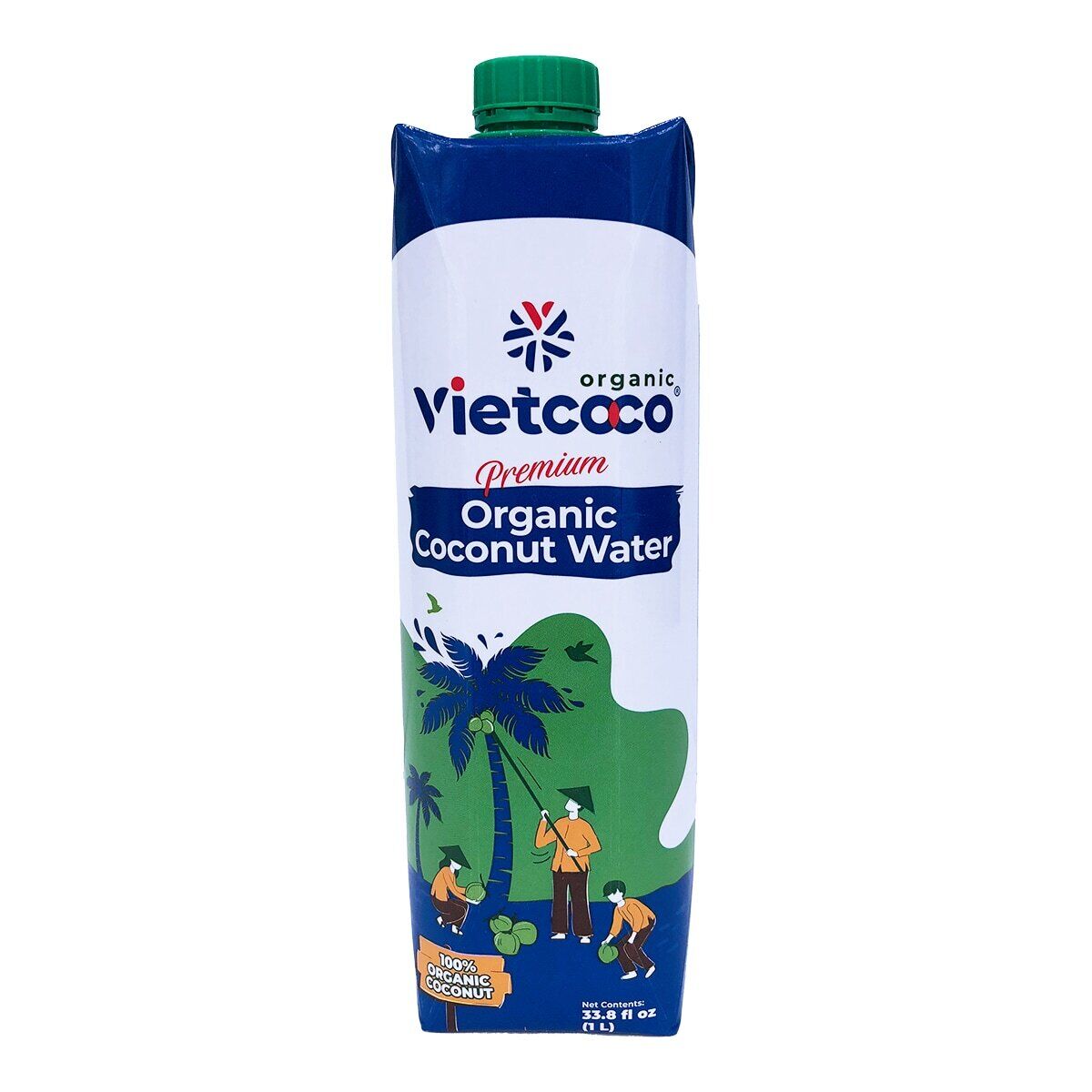 Vietcoco Coconut Pure Juice Organic Healthy Fresh Tasty Vitamins 1 Liter NEW