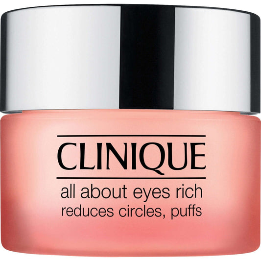 Clinique All About Eyes Rich Diminish Circles Shadows Fine Lines Nature 15ml NEW