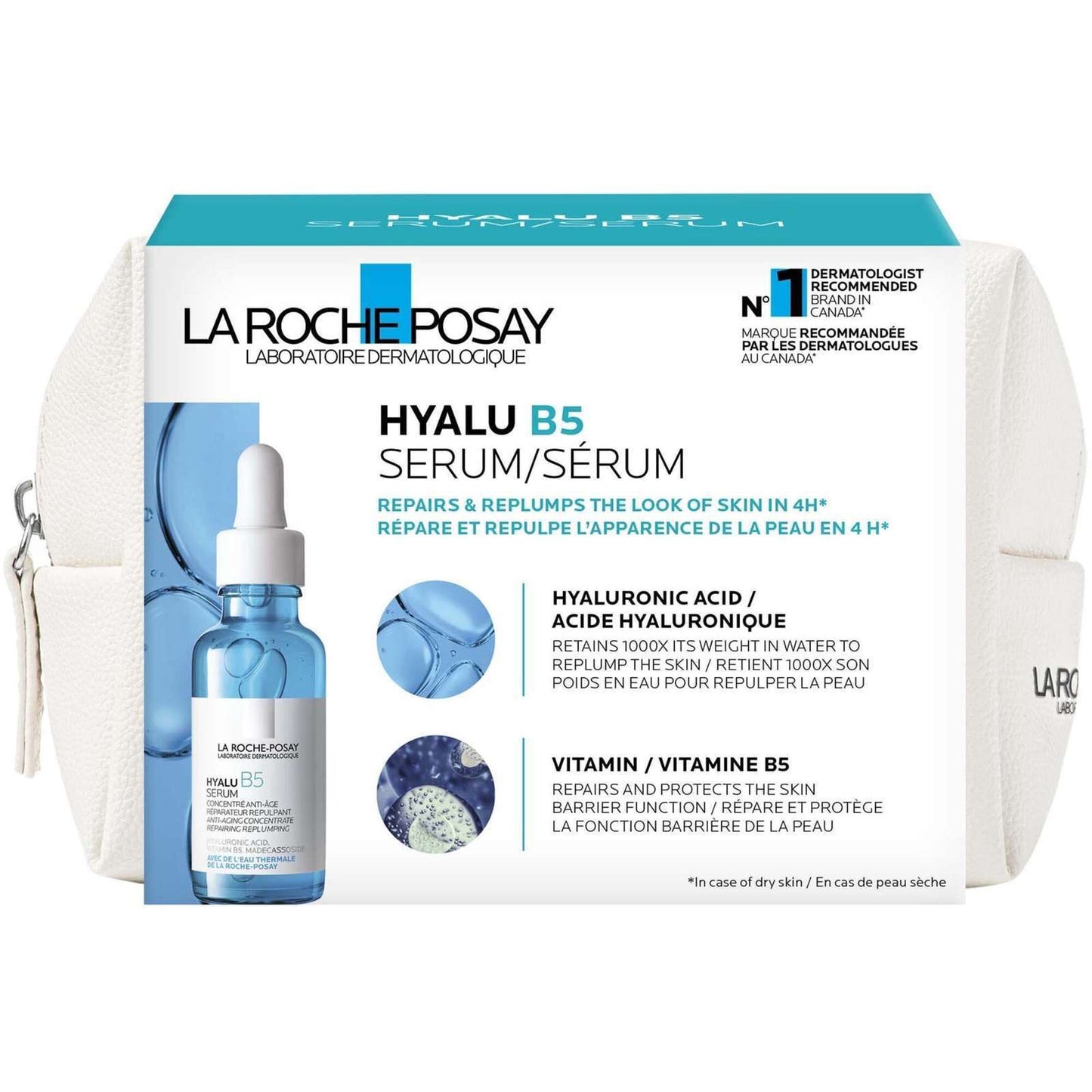 La Roche-Posay Hyalu B5 Anti-Aging Serum Gift Set Repairs Replumps 3pcs NEW
