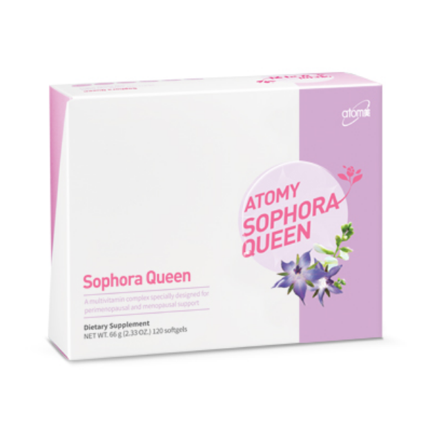 Atomy Sophora Queen 复合维生素更年期支持 120 粒软胶囊 全新