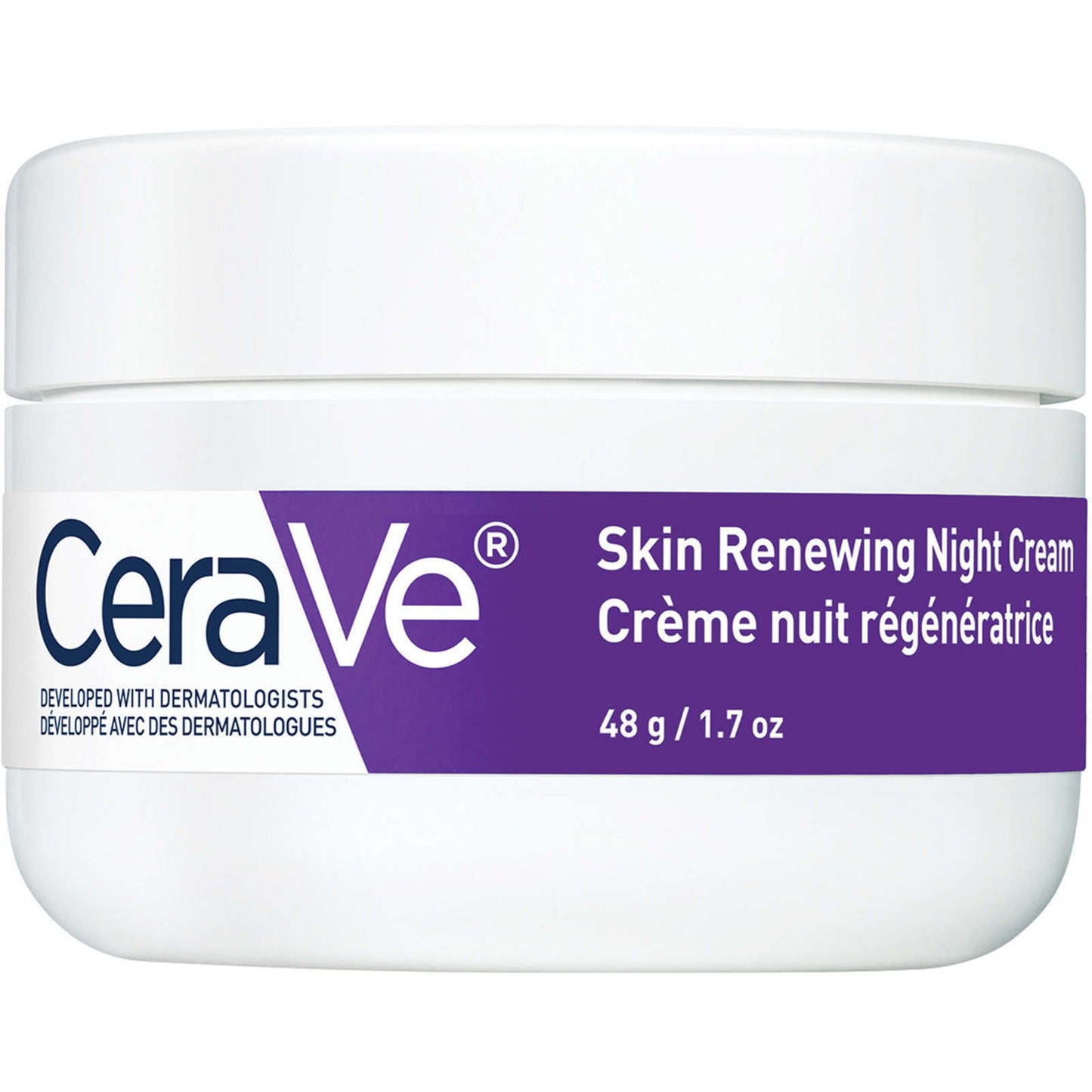 CeraVe 抗衰老晚霜透明质酸神经酰胺烟酰胺 1.7 盎司全新