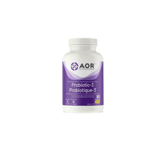 AOR Probiotic-3 Visceral Fat Reduction Weight Gut Bacterial Health 90 Caps NEW
