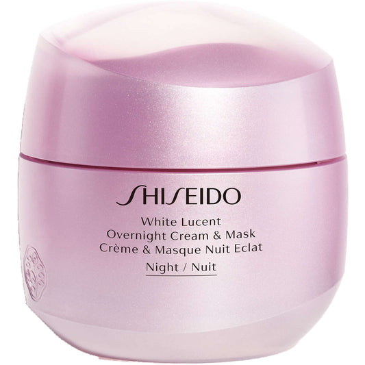Shiseido White Lucent Overnight Cream & Mask Rich Comforting Double 75ml NEW