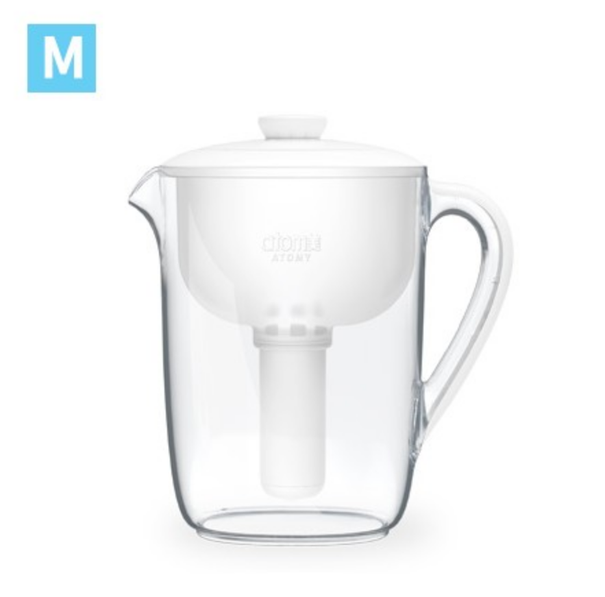 Atomy Easy Clean Water Filter Pitcher Medium Size Includes 1 Filter 2 Liters NEW