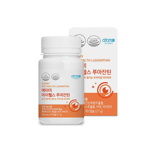 Atomy 眼部健康 Luaxanthin 眼疲劳 Mancular Managed 300mg x 90 粒胶囊 全新