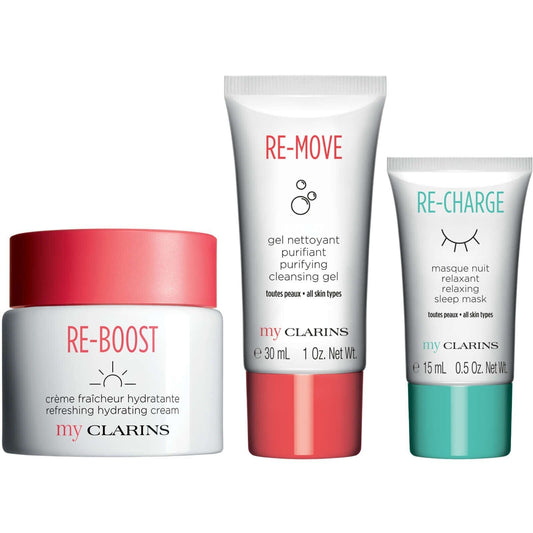 Clarins My Clarins Hydrating Essentials Set Routine Purified Healthy 3pcs NEW