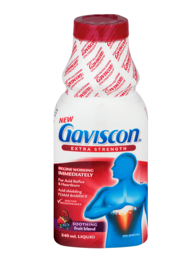 Gaviscon Extra Strength Liquid Soothing Fruit Blend Heartburn Acid 340ml NEW