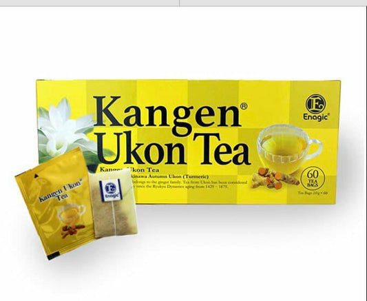 2 Boxes Enagic Kangen Ukon Tea Organic Tumeric Immune Support 60 Sachets ea NEW