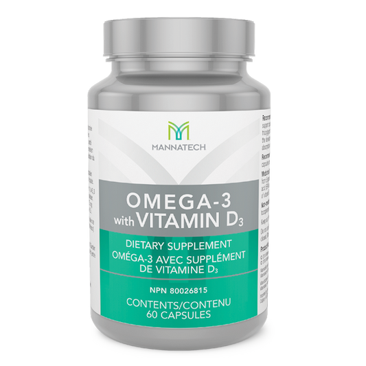 3 Bottles Mannatech Omega 3 w Vitamin D3 Fish Oil Heart Health 60 caps NEW