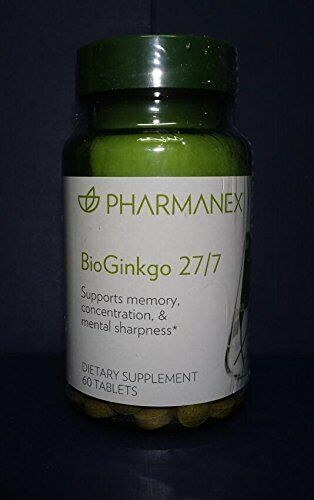 Nu Skin Nuskin Pharmanex BioGinkgo 27/7 60 Tablets Memory Circulation NEW