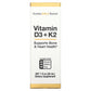 California Gold Nutrition Vitamin D3 Bioavailability K2 25 mcg 1 fl. oz NEW