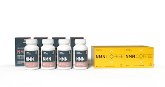 4 Bottles iHealth NMN Gene Balance 60 caps 12000mg ea + 2 NMN Coffees NEW