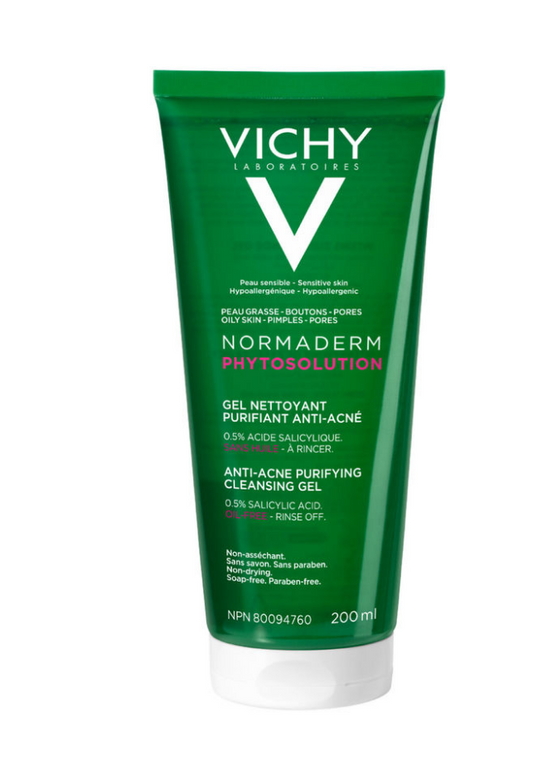Vichy Normaderm Anti-acne Purifying Gel Cleanser Acne Hydration 200ml NEW