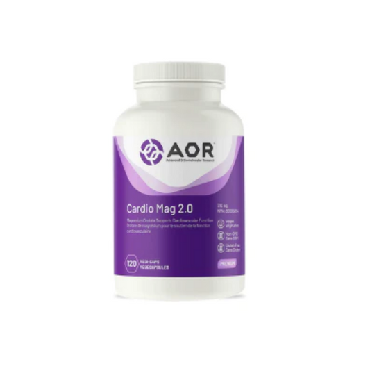 AOR Cardio Mag 2.0 Magnesium Orotate Orotic Acid Exert Biosynthesis 120 Caps NEW