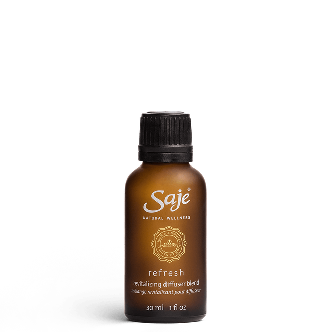 Saje Refresh Purify Diffuser Blend Naturally Rejuvenate Formulated 30ml NEW