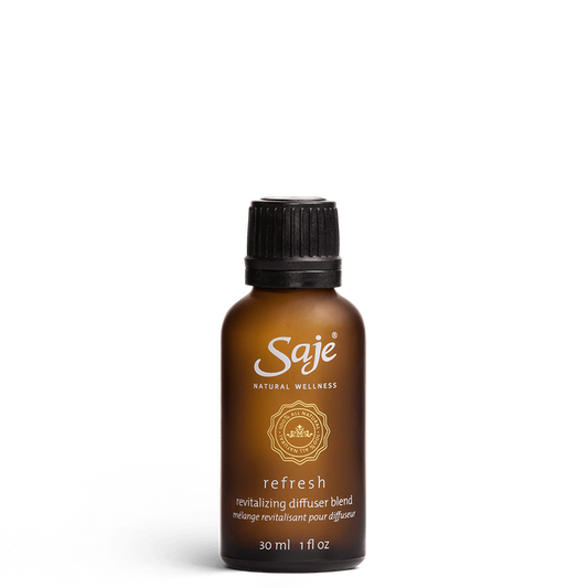 Saje Refresh Purify Diffuser Blend Naturally Rejuvenate Formulated 30ml NEW
