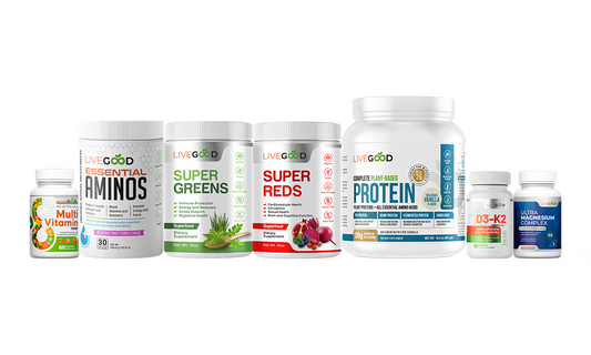 LiveGood Ultimate Wellness Pack Multivitamin Essential Aminos Fruit 7pcs NEW