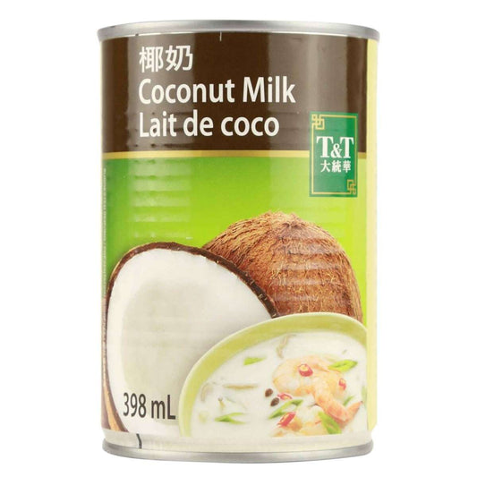 T&T Coconut Milk Vitamins Pure No Sugar Added Refreshing Delicious 3x 398ml NEW