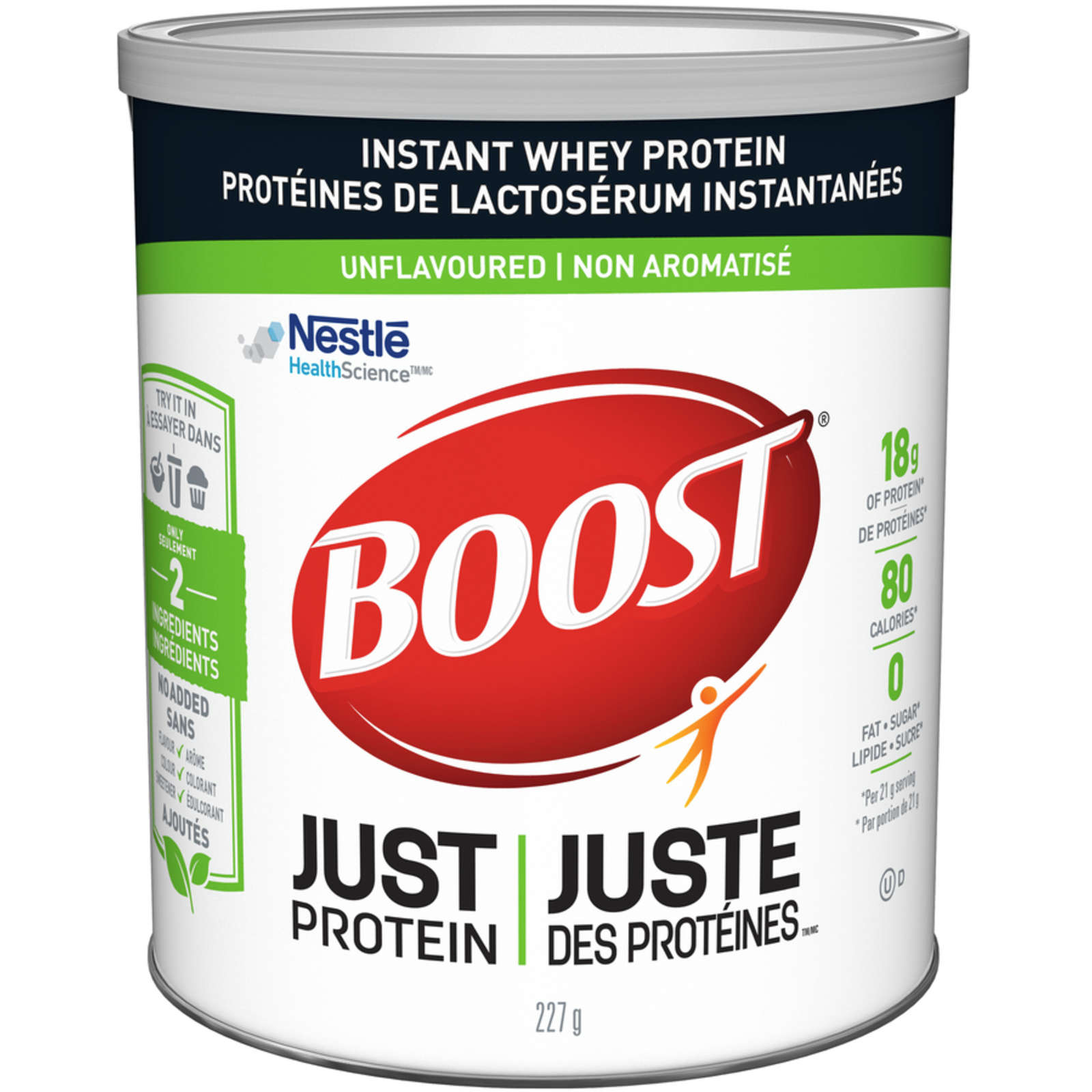 Boost Powder Box Boost Just Protein Powder Unflavored Instant Whey Health Science 227g ...