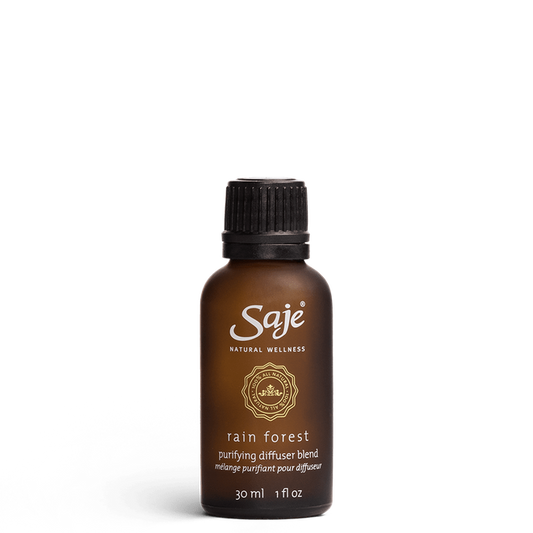 Saje Rain Forest Purify Diffuser Blend Naturally Rejuvenate Formulated 30ml NEW