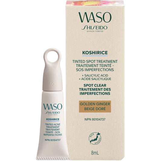 Shiseido WASO KOSHIRICE Tinted Acne Treatment 3 Golden Ginger Spot Clear 8ml NEW