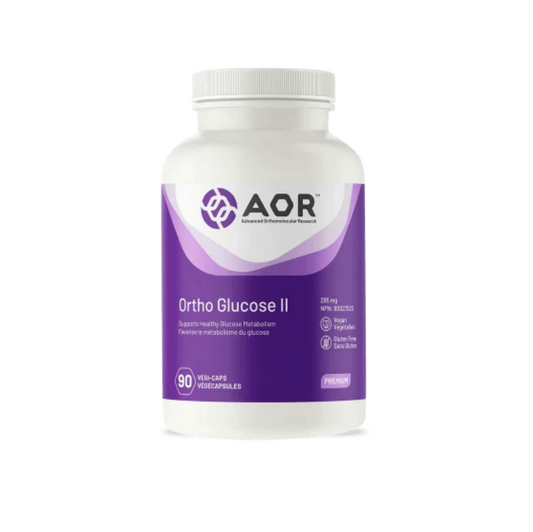 AOR Ortho-Glucose II Metabolism Healthy Herbal Extracts 90 Veggie Caps NEW