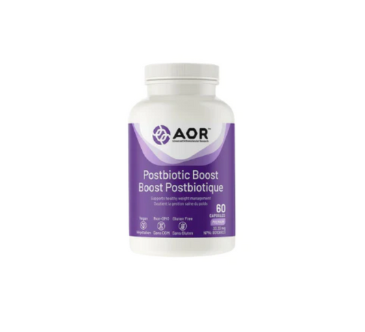 AOR Postbiotic Boost Visceral Fat Reduction Gut Bacterial Health 60 Caps NEW