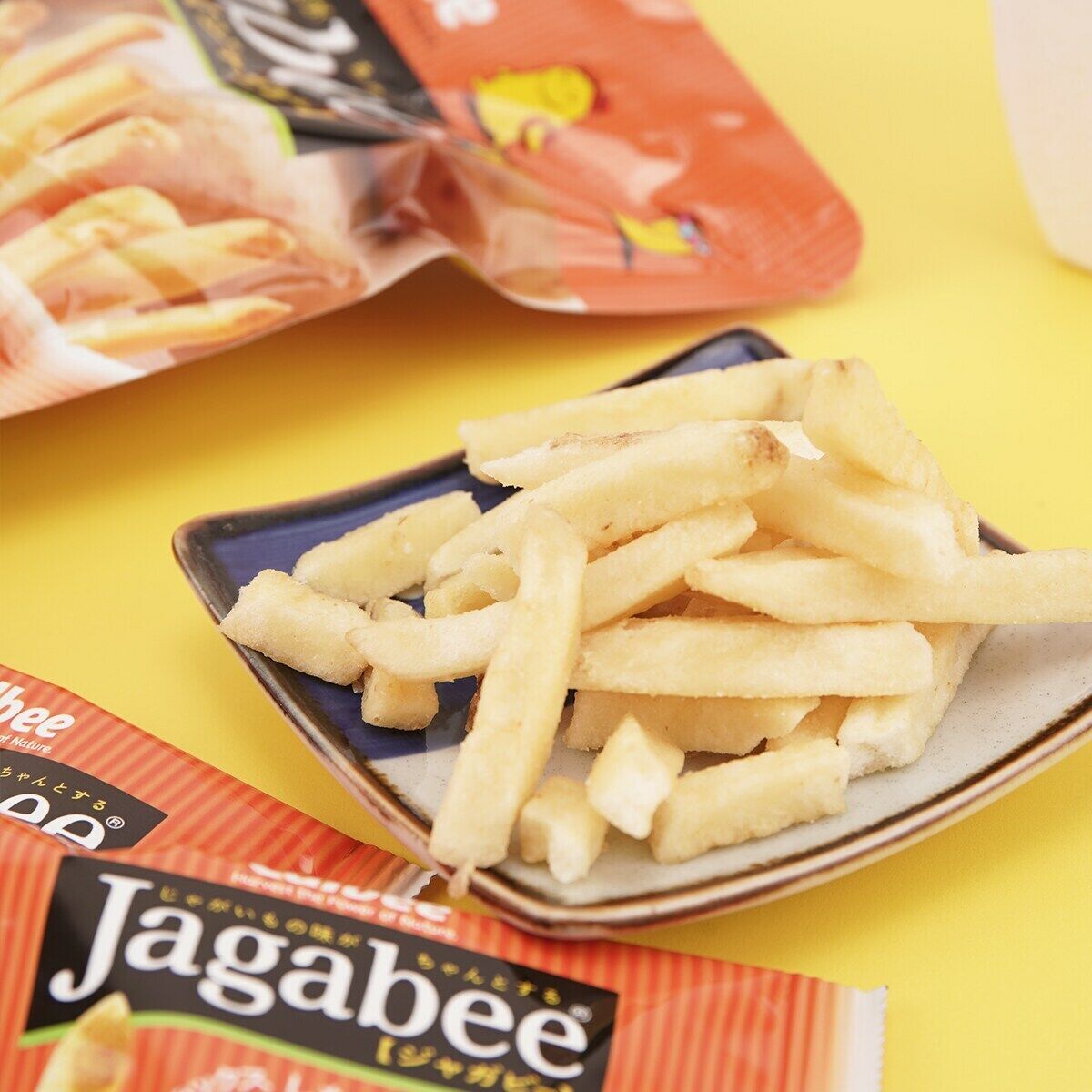 Calbee Jagabee 薯条日式风味咸味零食炸脆 85g 全新