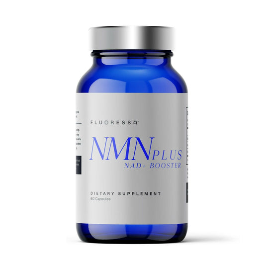 2 Bottles Fluoressa NMN Plus NAD+ Booster Dietary Supplement Beauty 60 caps NEW