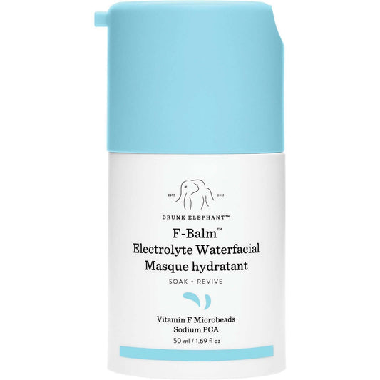 Drunk Elephant F-Balm Electrolyte Waterfacial Mask Cooling Quenching 50ml NEW