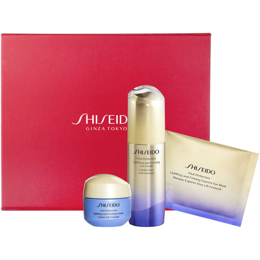 Shiseido Firm and Lift Your Eyes Kit Vital Perfection Lifting Firming 3pcs NEW