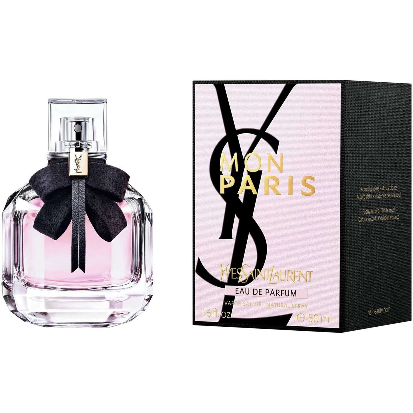 Yves Saint Laurent Mon Paris Eau De Parfum Floral Fragrance for Women 50ml NEW