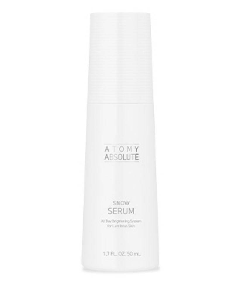 Atomy Absolute Snow Serum Radiant All Skin Types Moisture Natural 1.7 fl.oz NEW