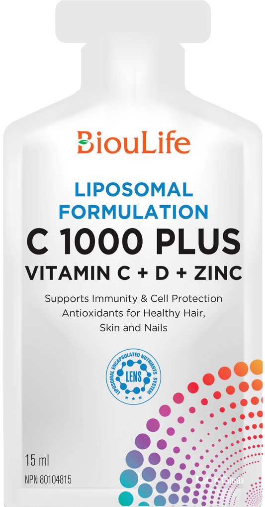 BiouLife C1000 Plus Liposomal Formulation Essential Nutrient Zinc 30x15ml NEW