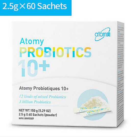 Atomy Probiotics 10+ 混合乳酸杆菌 12 种排便 2.5gx 60 件 新品