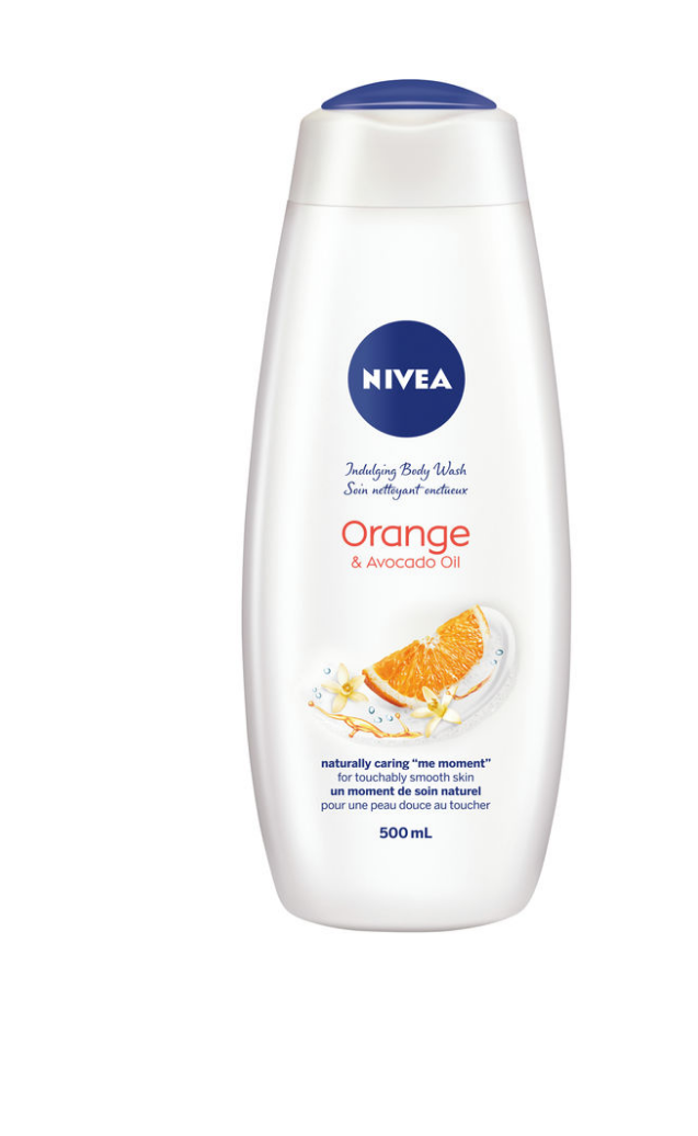 Nivea Orange & Avocado Oil Body Wash Bamboo Milk Nourish Rich Lather 500ml NEW