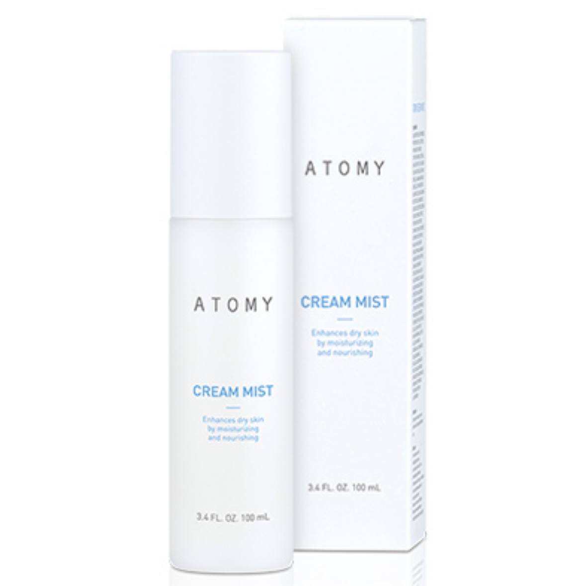 Atomy Cream Mist 深层补水喷雾 保湿紧致肌肤 山羊奶 3.4 液量盎司 新品