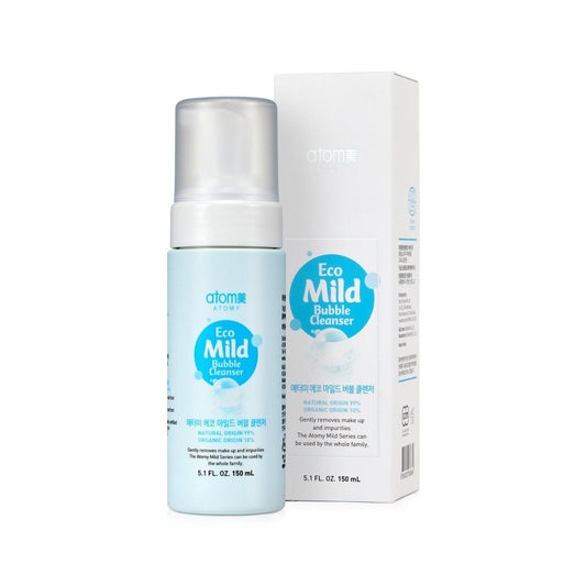 Atomy Mild Bubble Cleanser Moisturized Skin Cloud Face Wash Gentle 5.1 fl.oz NEW
