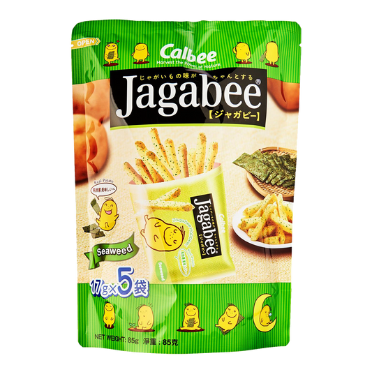 Calbee Jagabee 薯条 海藻味 咸味零食 炸脆 85g 全新