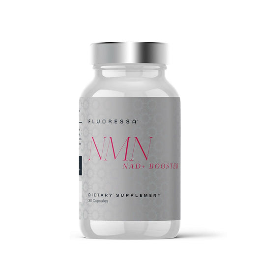 2 Bottles Fluoressa NMN NAD+ Booster Dietary Supplement Anti-Aging 30 caps NEW