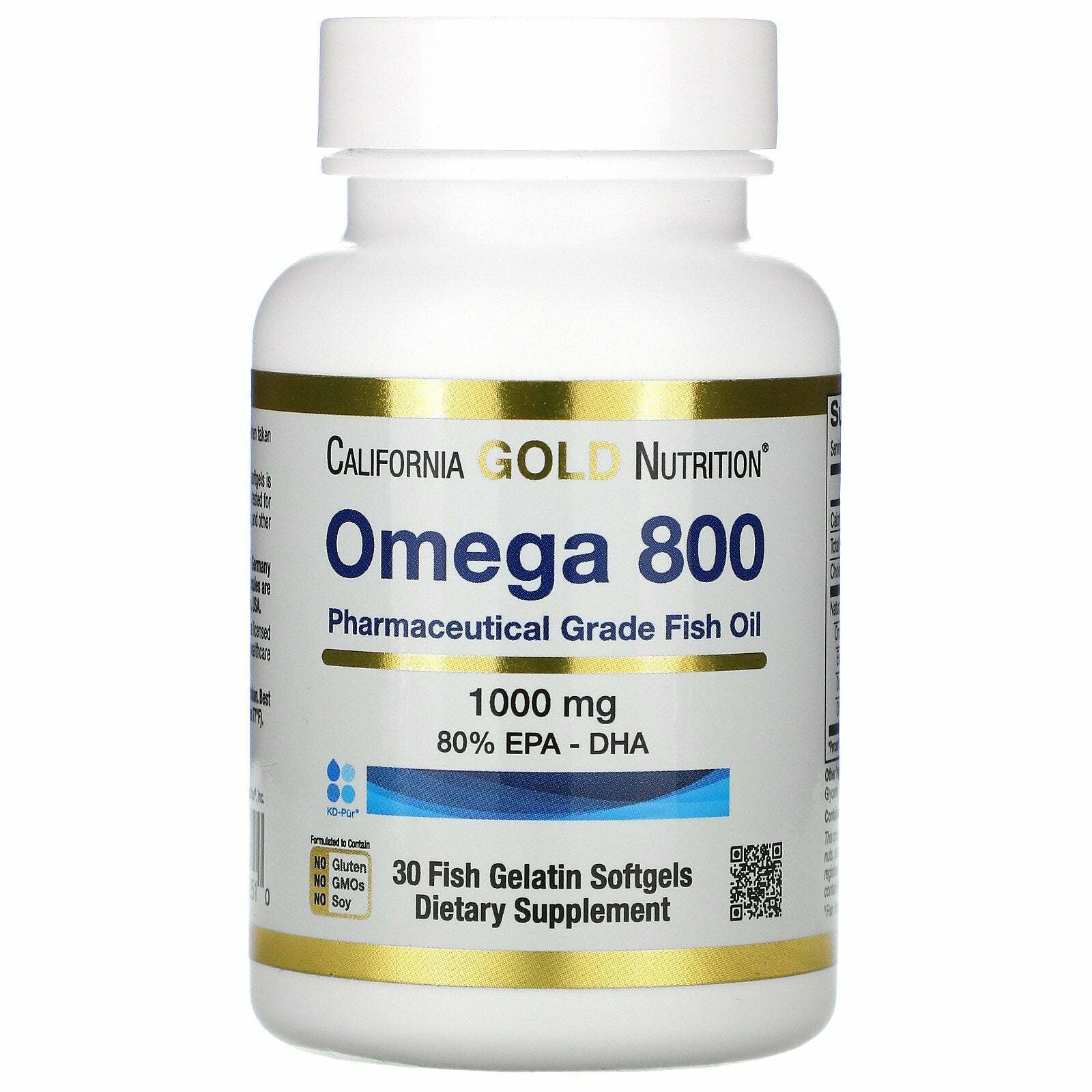 California Gold Nutrition Omega 800 Fish Oil 80 EPA DHA 1000mg 30 Sof california-gold-nutrition-omega-800-fish-oil-80-epa-dha-1000mg-30-sof