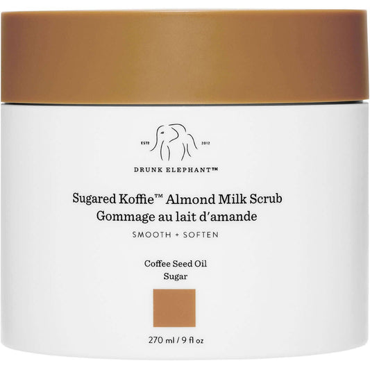 Drunk Elephant Sugared Koffie Almond Milk Body Scrub Softening Blend 270ml NEW