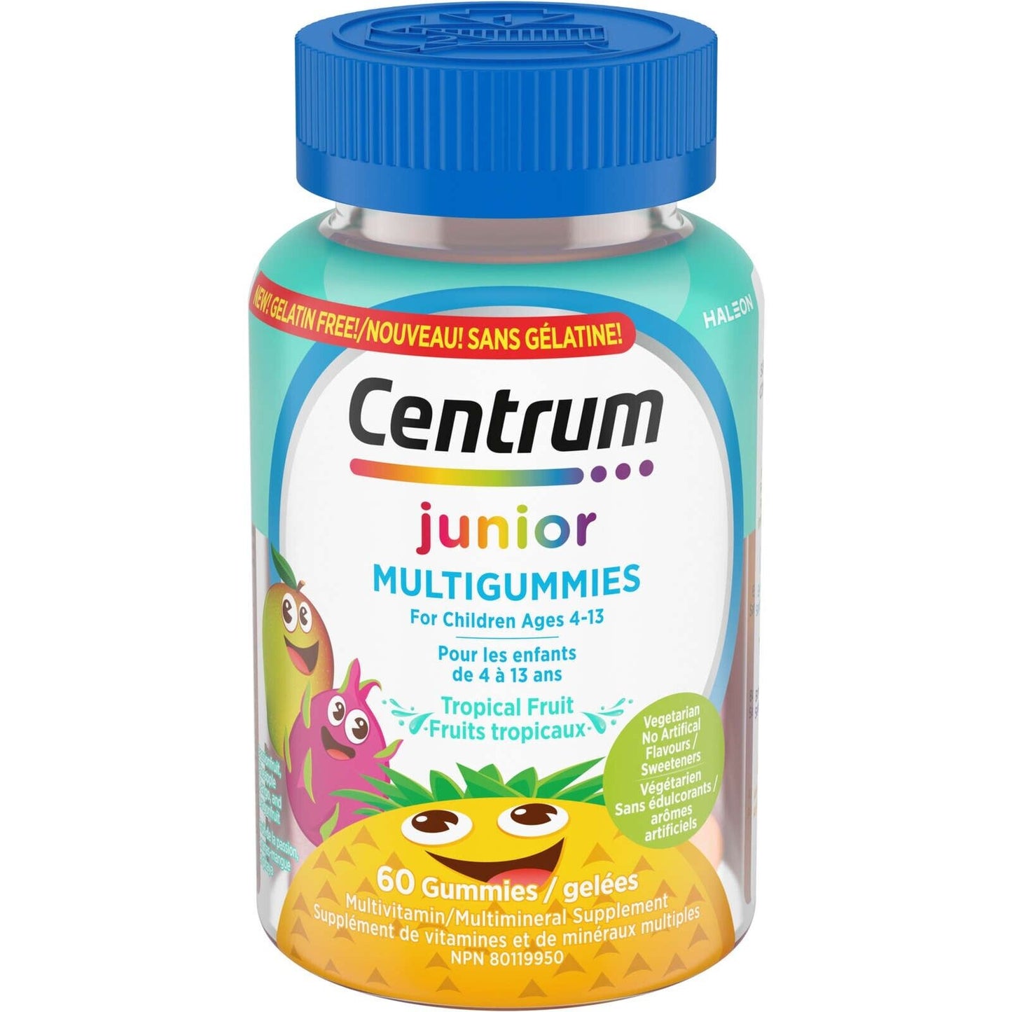 Centrum 多种软糖热带水果多种维生素多种矿物质芒果味 60 片全新