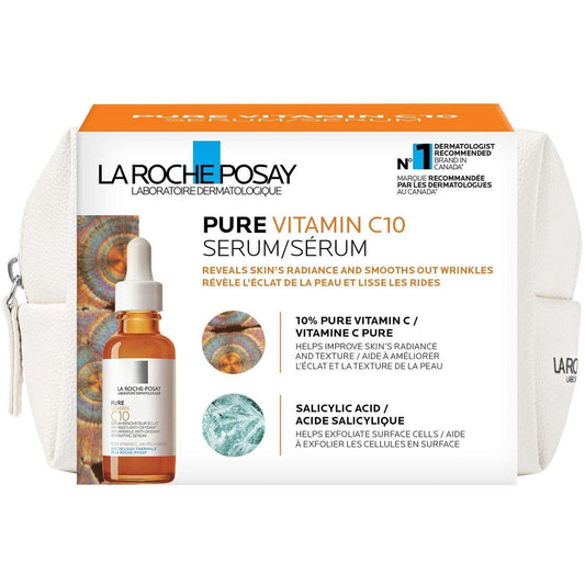 La Roche-Posay Pure Vitamin C10 Serum Set Improve Skin Radiance Texture 3pcs NEW